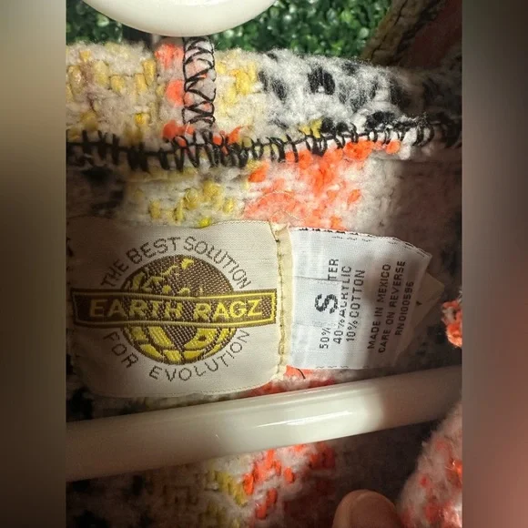 Vintage 90s Earth Ragz Baja Pullover Hoodie - Picture 7 of 7